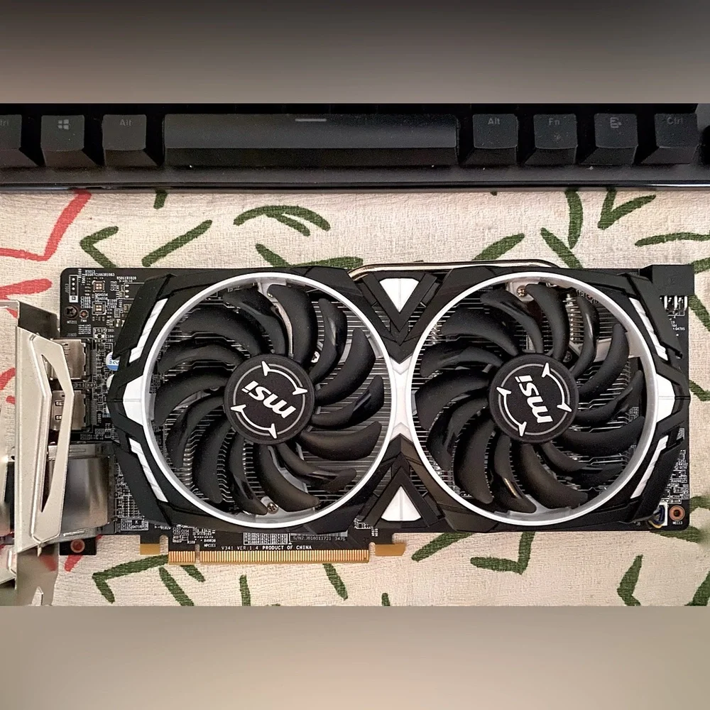 MSI AMD Radeon RX 580 Armor OC Edition GDDR5 Graphics Card